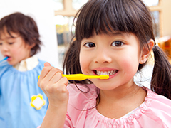 私たちは、お子様の歯の健康を大切にしています